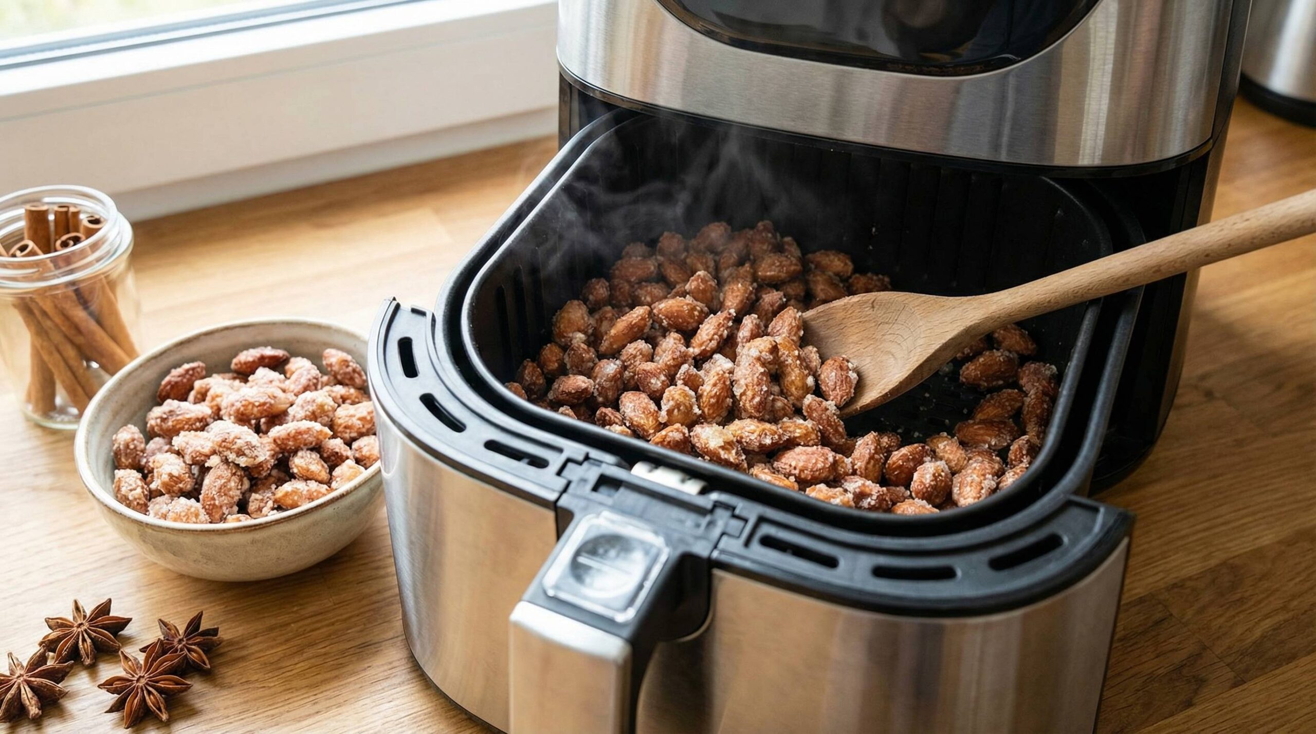 gebrannte mandeln airfryer